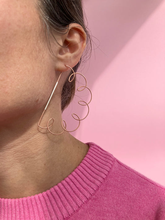 E-Silver Linings-Cloud Seven | Silver Cloud Hoops
