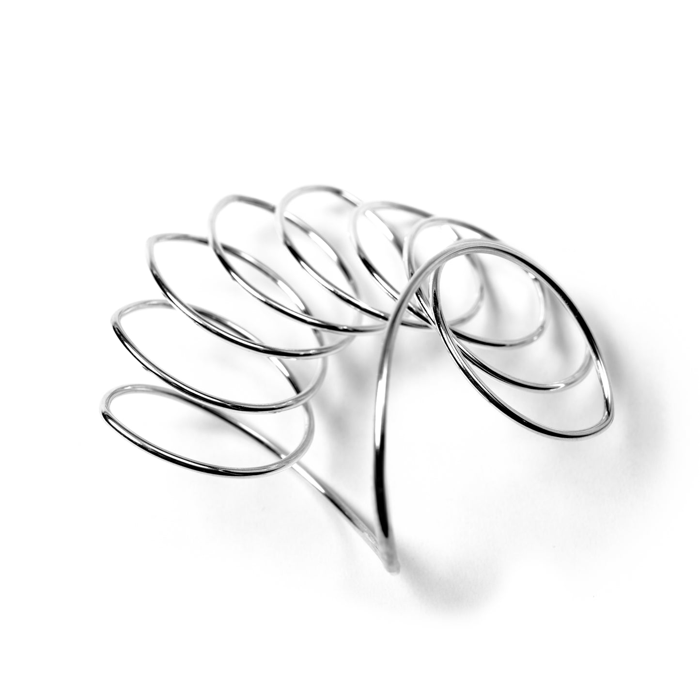 B-Linea-2-910 | Curly flare statement bangle -heavy