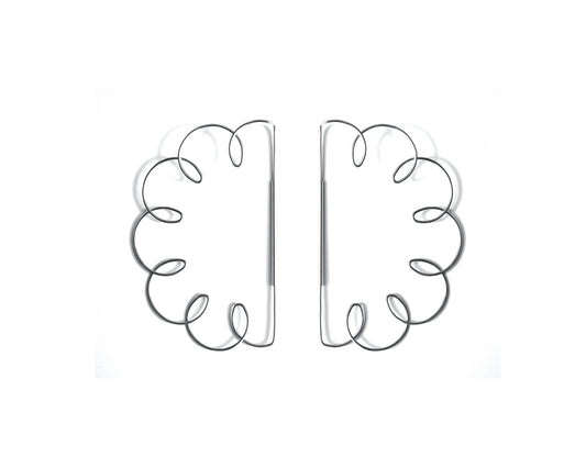 E-Silver Linings-Cloud Seven | Silver Cloud Hoops